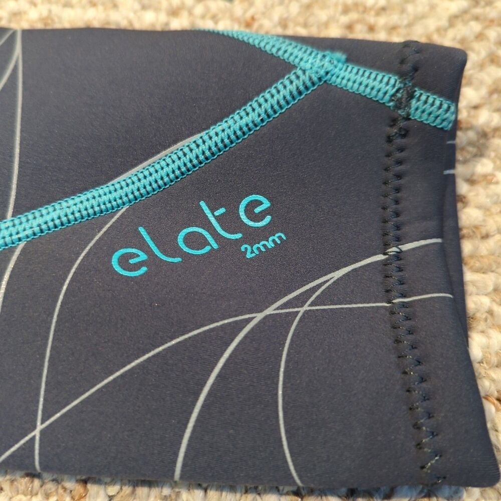 Bare Elate Wetsuit 2mm Womens 6 Black Grey Teal Water Sports Scuba Shorts - Picture 5 of 8